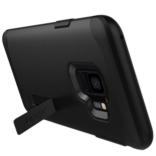 Husă pentru smartphone Samsung Galaxy S9 Spigen/ Back/ PC/ TPU/ Black photo 2 Husă pentru smartphone Samsung Galaxy S9 Spigen/ Back/ PC/ TPU/ Black photo 2