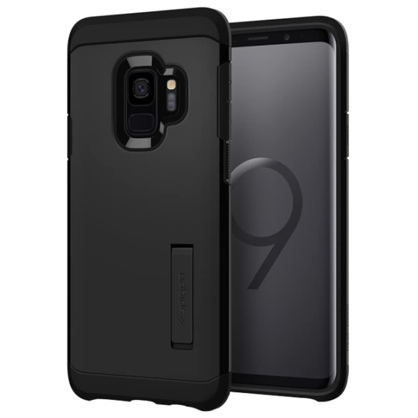 Husă pentru smartphone Samsung Galaxy S9 Spigen/ Back/ PC/ TPU/ Black photo 3 Husă pentru smartphone Samsung Galaxy S9 Spigen/ Back/ PC/ TPU/ Black photo 3