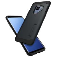 Husă pentru smartphone Samsung Galaxy S9 Spigen/ Back/ PC/ TPU/ Metal Slate Black photo 3
