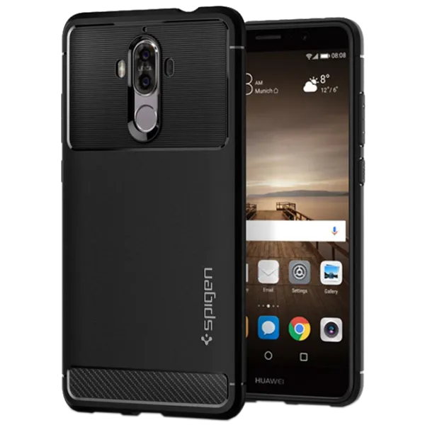 Husă pentru smartphone Huawei Mate 9 Spigen/ Back/ TPU/ Black photo 3 Husă pentru smartphone Huawei Mate 9 Spigen/ Back/ TPU/ Black photo 3