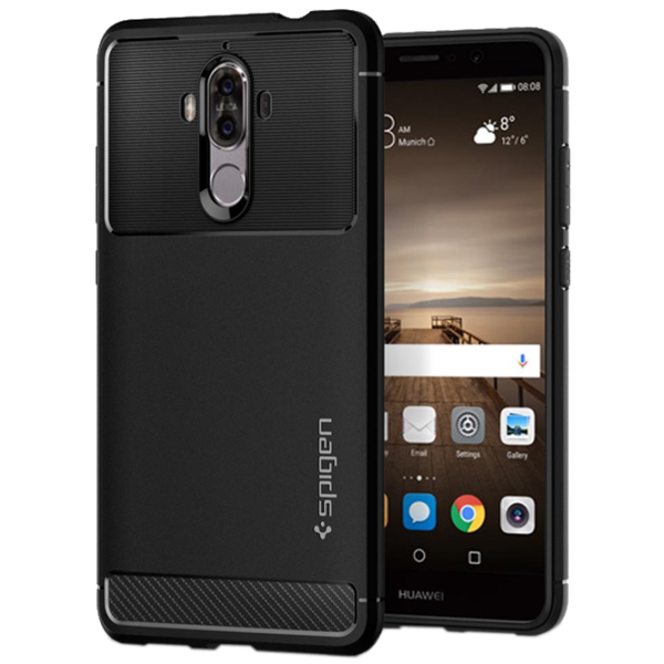 Husă pentru smartphone Huawei Mate 9 Spigen/ Back/ TPU/ Black photo 3 Husă pentru smartphone Huawei Mate 9 Spigen/ Back/ TPU/ Black photo 3