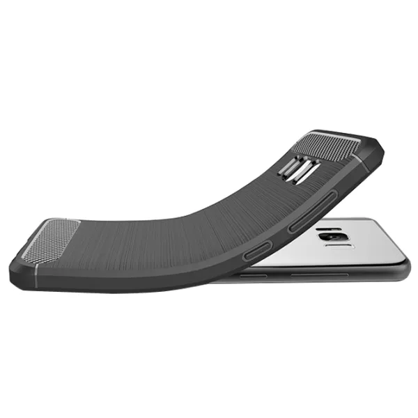 Husă pentru smartphone Samsung Galaxy S8 Plus Screen Geeks/ Back/ TPU/ Matte Black photo 2
