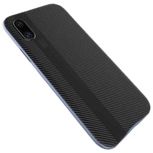 Husă pentru smartphone Apple iPhone X Screen Geeks/ Back/ TPU/ PP/ Blue Black photo 2