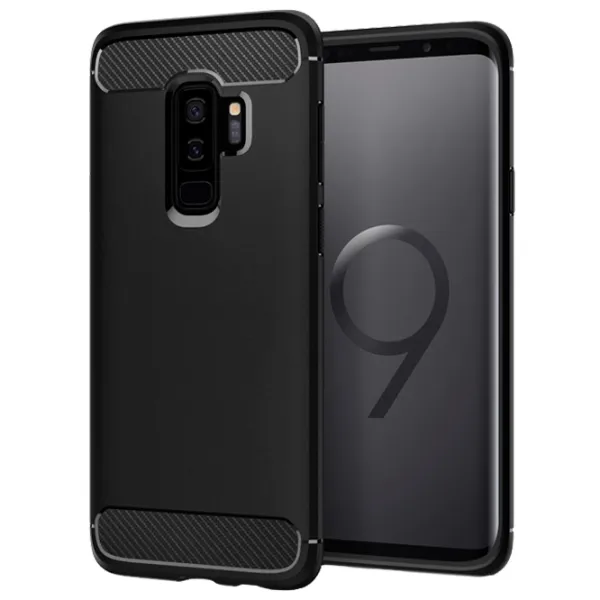 Husă pentru smartphone Samsung Galaxy S9 Screen Geeks/ Back/ TPU/ Dark Black photo 3