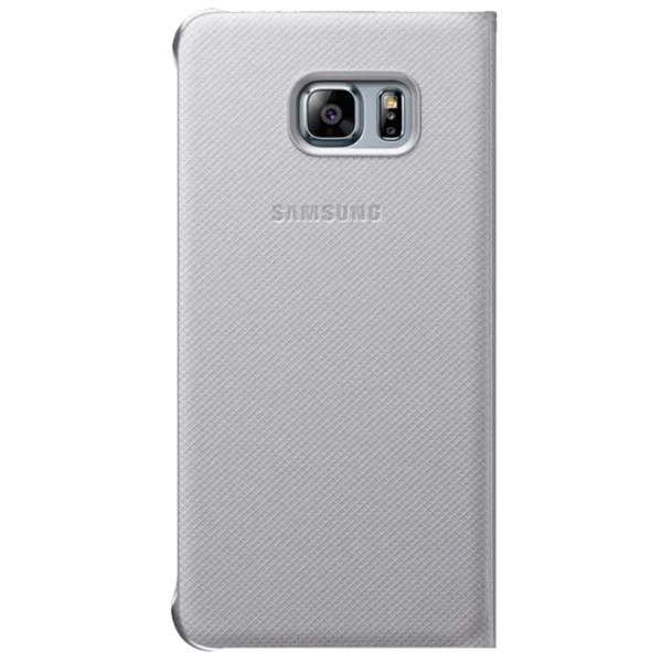 Чехол для смартфона Samsung Galaxy S6 Samsung/ Flip Cover View/ Экокожа/ Серебристый Белый photo 2