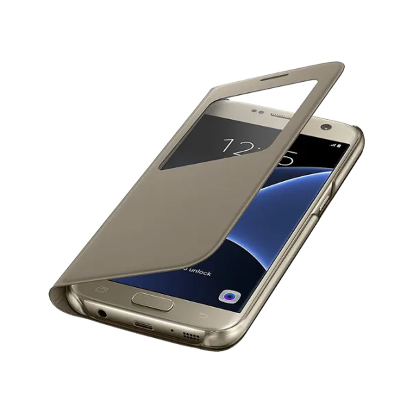 Чехол для смартфона Samsung Galaxy S7 Samsung/ Flip Cover/ PP/ Золотой photo 4