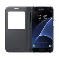 Чехол для смартфона Samsung Galaxy S7 Samsung/ Flip Cover View/ PP/ Алюминий Черный photo 3