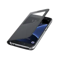 Чехол для смартфона Samsung Galaxy S7 Samsung/ Flip Cover View/ PP/ Алюминий Черный photo 4