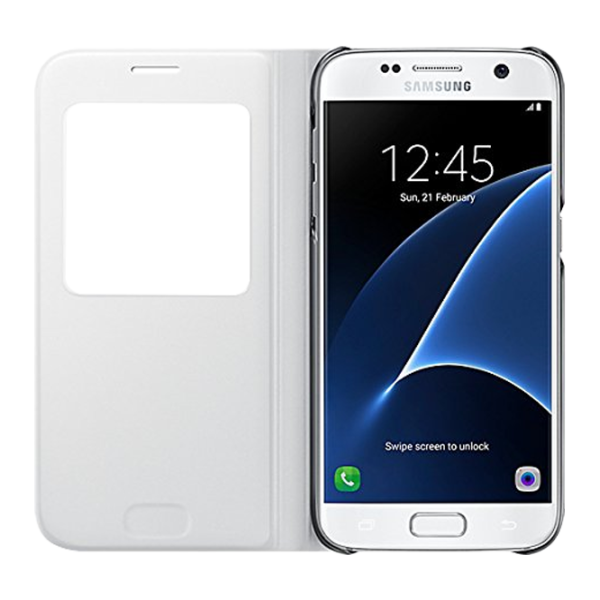 Чехол для смартфона Samsung Galaxy S7 Samsung/ Flip Cover/ PP/ Алюминий Серебристый photo 3