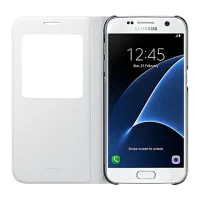 Чехол для смартфона Samsung Galaxy S7 Samsung/ Flip Cover/ PP/ Алюминий Серебристый photo 3