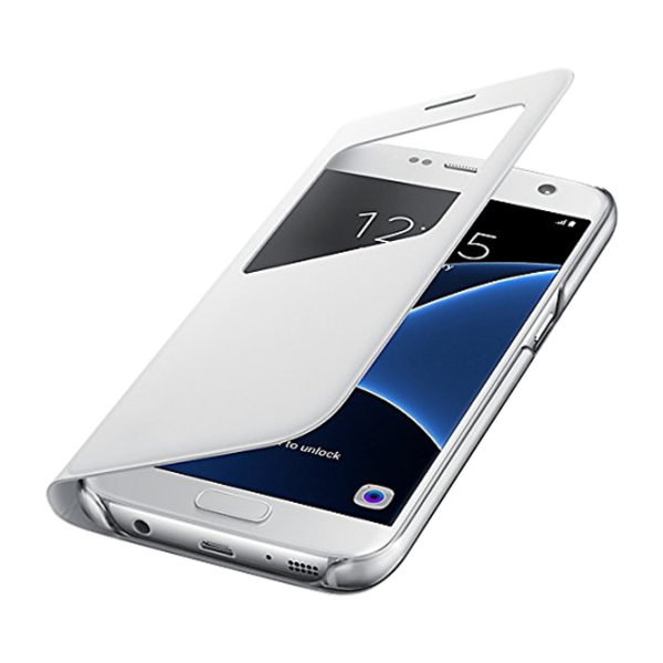 Чехол для смартфона Samsung Galaxy S7 Samsung/ Flip Cover/ PP/ Алюминий Серебристый photo 4