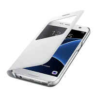 Чехол для смартфона Samsung Galaxy S7 Samsung/ Flip Cover/ PP/ Алюминий Серебристый photo 4