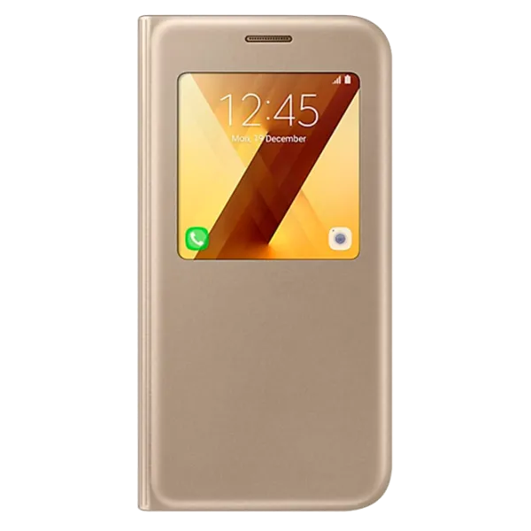 Чехол для смартфона Samsung Galaxy A7 (2017) Samsung/ Standing Cover/ PU/ Золотой photo 2