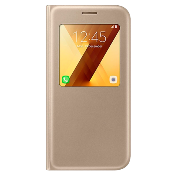 Чехол для смартфона Samsung Galaxy A7 (2017) Samsung/ Standing Cover/ PU/ Золотой photo 2