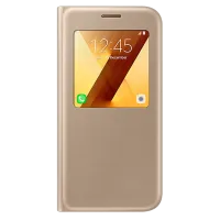 Чехол для смартфона Samsung Galaxy A7 (2017) Samsung/ Standing Cover/ PU/ Золотой photo 2
