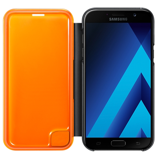 Чехол для смартфона Samsung Galaxy A7 (2017) Samsung/ Flip Cover/ PU/ Neon Черный photo 4