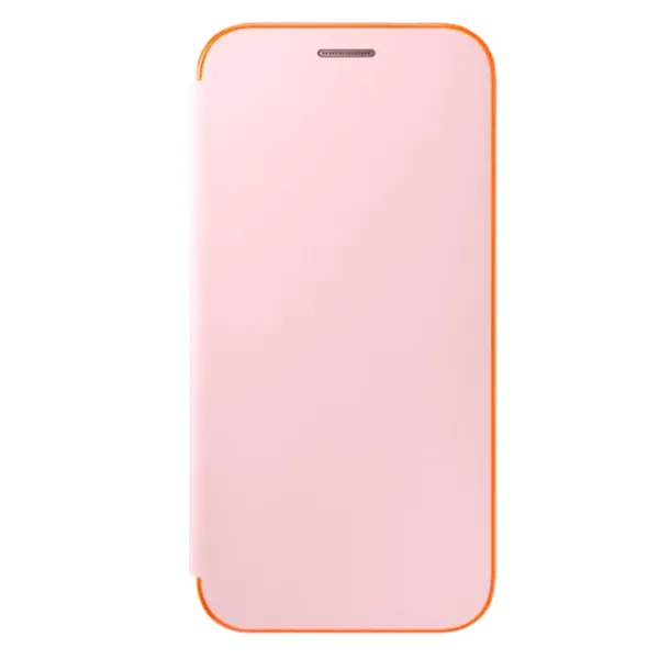 Husă pentru smartphone Samsung Galaxy A7 (2017) Samsung/ Flip Cover/ PU/ Neon Pink photo 2