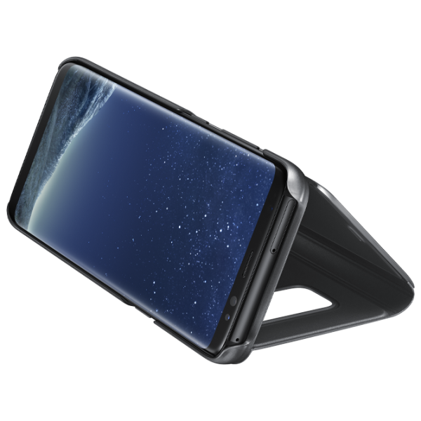 Чехол для смартфона Samsung Galaxy S8 Samsung/ Flip S View Standing Cover/ PU/ Черный photo 4