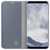 Husă pentru smartphone Samsung Galaxy S8 Samsung/ Standing Cover/ PU/ Silver photo 3