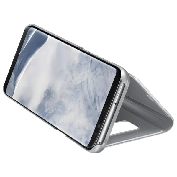 Чехол для смартфона Samsung Galaxy S8 Samsung/ Standing Cover/ PU/ Серебристый photo 4