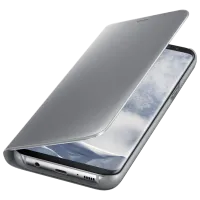Husă pentru smartphone Samsung Galaxy S8 Samsung/ Standing Cover/ PU/ Silver photo 5