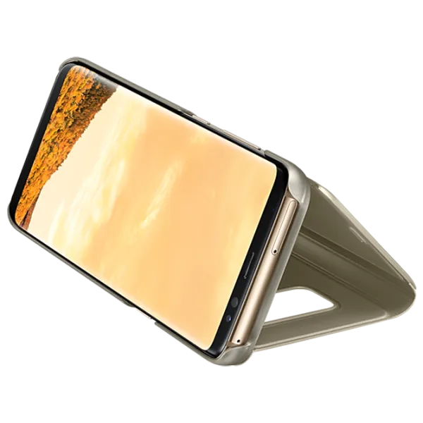 Чехол для смартфона Samsung Galaxy S8 Samsung/ Flip S View Standing Cover/ PU/ Золотой photo 4