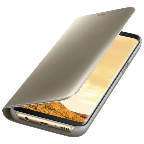 Чехол для смартфона Samsung Galaxy S8 Samsung/ Flip S View Standing Cover/ PU/ Золотой photo 5