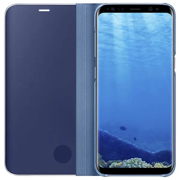 Чехол для смартфона Samsung Galaxy S8 Samsung/ Flip Cover View/ PU/ Синий photo 2