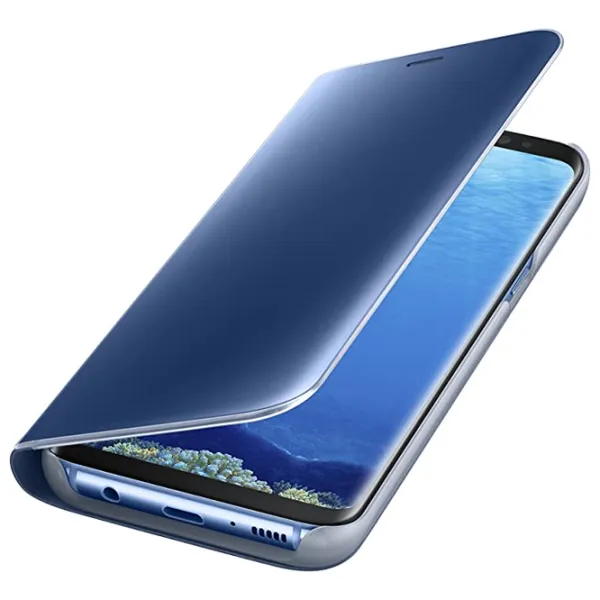 Чехол для смартфона Samsung Galaxy S8 Samsung/ Flip Cover View/ PU/ Синий photo 4
