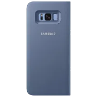 Husă pentru smartphone Samsung Galaxy S8 Samsung/ LED Flip Wallet/ PU/ Blue photo 2