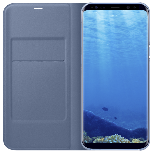 Чехол для смартфона Samsung Galaxy S8 Samsung/ LED Flip Wallet/ PU/ Синий photo 3