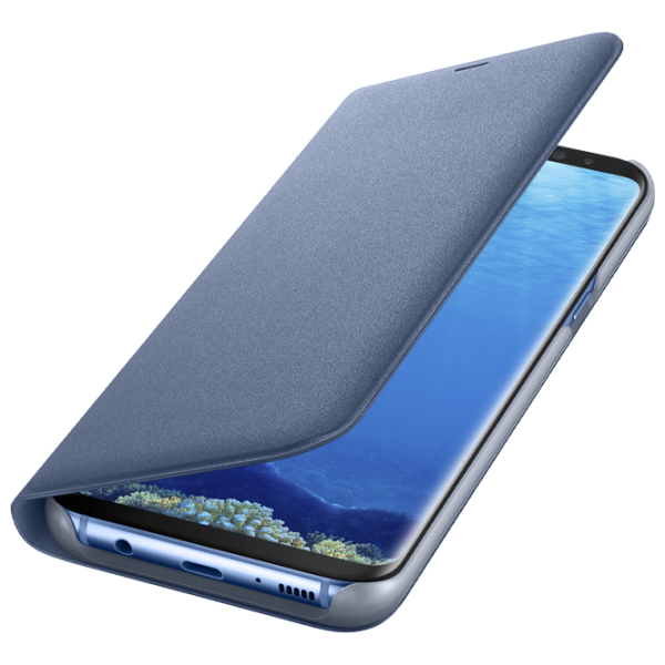 Чехол для смартфона Samsung Galaxy S8 Samsung/ LED Flip Wallet/ PU/ Синий photo 4