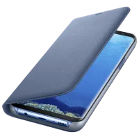 Husă pentru smartphone Samsung Galaxy S8 Samsung/ LED Flip Wallet/ PU/ Blue photo 4