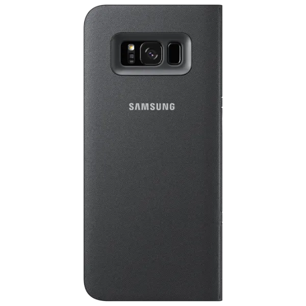 Чехол для смартфона Samsung Galaxy S8 Samsung/ LED Flip Wallet/ PU/ Черный photo 2