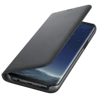 Husă pentru smartphone Samsung Galaxy S8 Samsung/ LED Flip Wallet/ PU/ Black photo 4