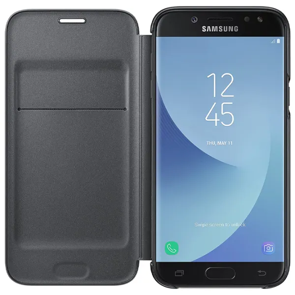Husă pentru smartphone Samsung Galaxy J5 (2017) Samsung/ Flip Wallet/ PP/ Black photo 3