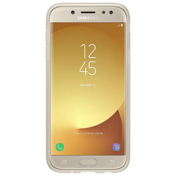 Чехол для смартфона Samsung Galaxy J5 (2017) Samsung/ Back/ TPU/ Jelly Золотой photo 2