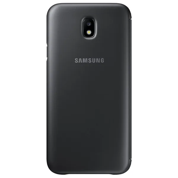 Чехол для смартфона Samsung Galaxy J7 (2017) Samsung/ Flip Cover/ PU/ Черный photo 2