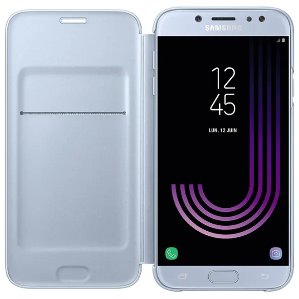 Чехол для смартфона Samsung Galaxy J7 (2017) Samsung/ Flip Cover/ PU/ Синий photo 3