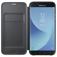 Husă pentru smartphone Samsung Galaxy J7 (2017) Samsung/ Flip Cover/ TPU/ Black photo 4