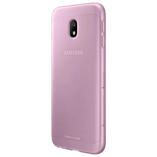 Чехол для смартфона Samsung Galaxy J3 (2017) Samsung/ Back/ TPU/ Прозрачный Розовый photo 2