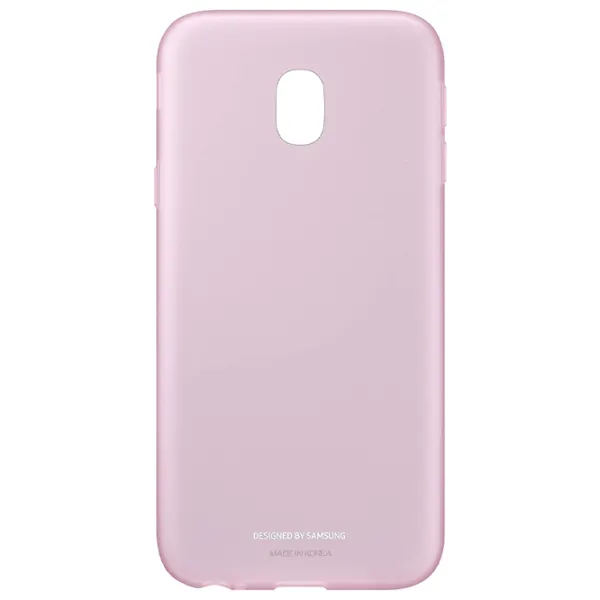 Чехол для смартфона Samsung Galaxy J3 (2017) Samsung/ Back/ TPU/ Прозрачный Розовый photo 3