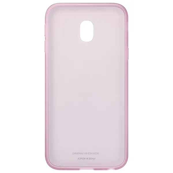 Чехол для смартфона Samsung Galaxy J3 (2017) Samsung/ Back/ TPU/ Прозрачный Розовый photo 4