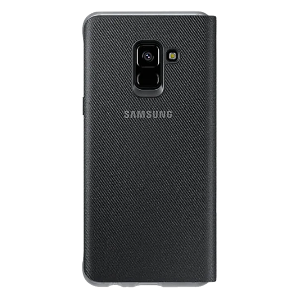 Husa Samsung Galaxy A8 (2018) Orig Flip Wallet/ Leather/ Araree Black photo 2