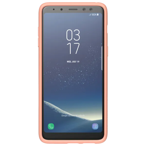 Чехол для смартфона Samsung Galaxy A8 Plus (2018) Samsung/ Back/ Кожа/ Flamingo Розовый photo 2