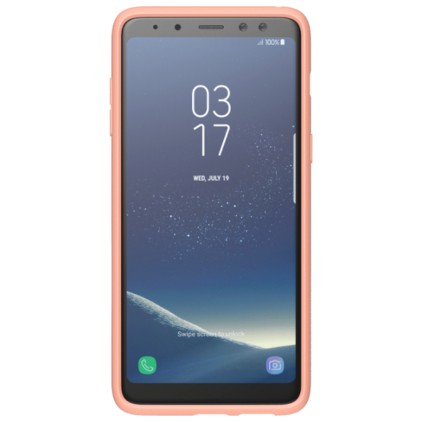 Чехол для смартфона Samsung Galaxy A8 Plus (2018) Samsung/ Back/ Кожа/ Flamingo Розовый photo 2