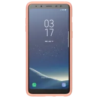 Чехол для смартфона Samsung Galaxy A8 Plus (2018) Samsung/ Back/ Кожа/ Flamingo Розовый photo 2