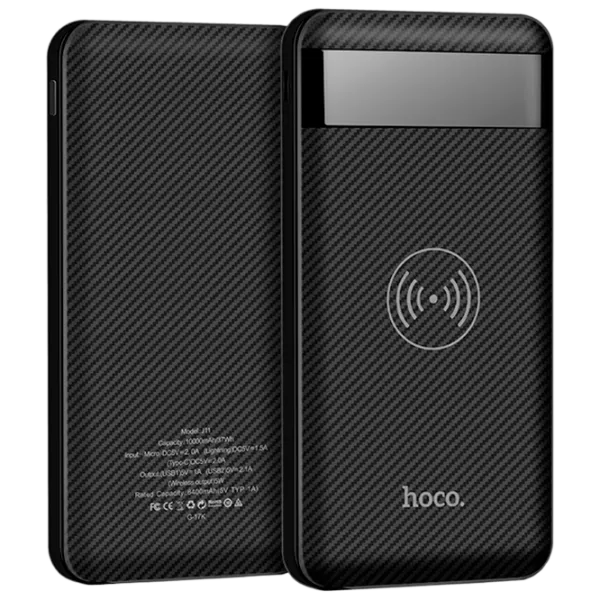 Power Bank Hoco J11 Astute wireless charging 10000 mAh/ Black photo 2