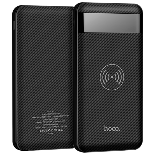 Power Bank Hoco J11 Astute wireless charging 10000 mAh/ Black photo 2