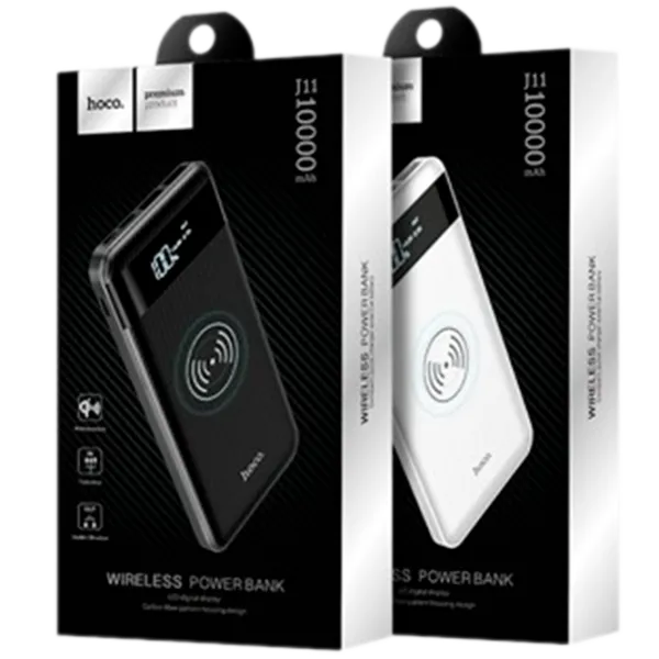 Power Bank Hoco J11 Astute wireless charging 10000 mAh/ Black photo 4